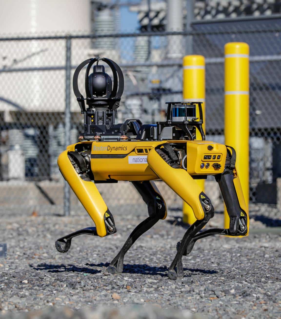 Spot with sensor payloads conduct autonomous industrial inspections